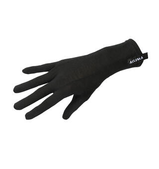 LightWool 140 liner gloves Jet Black L/9